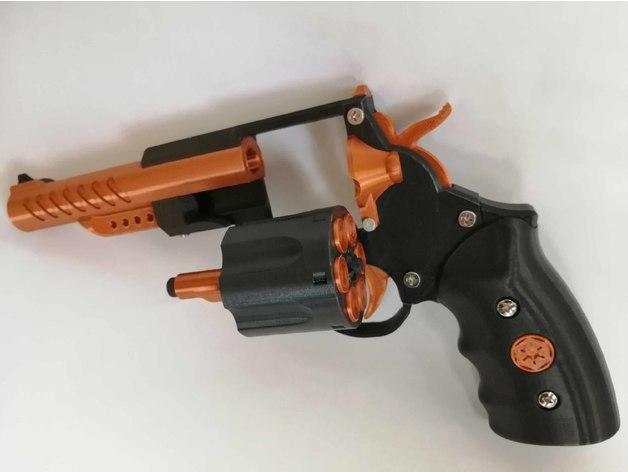 Custom Parts for - Prop Gun | Revolver - Single Action 3d model