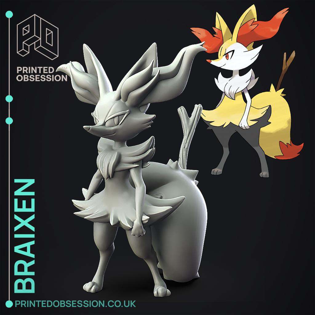 Braixen - Pokemon - Fan Art 3d model