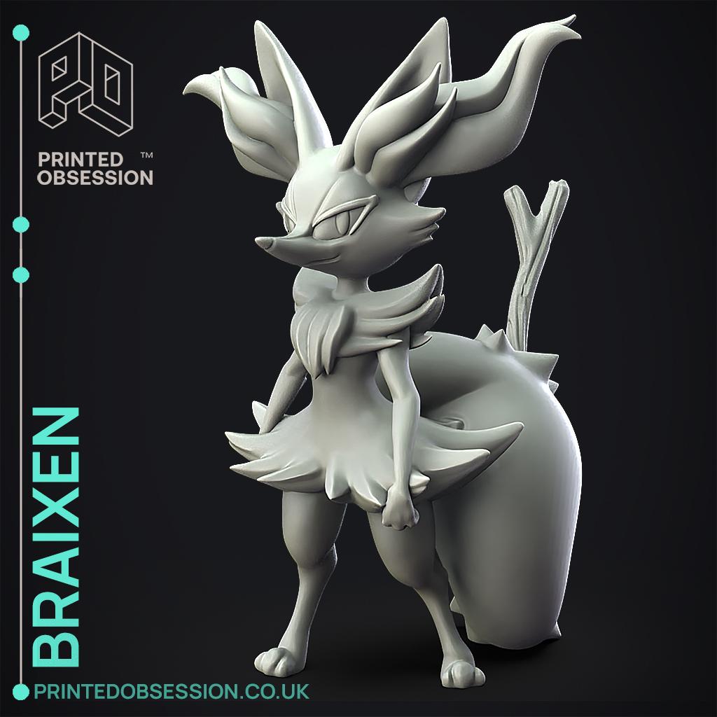 Braixen - Pokemon - Fan Art 3d model