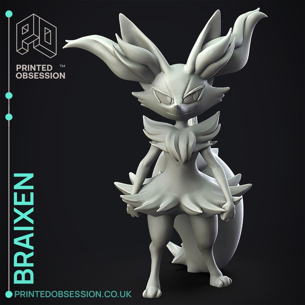 Braixen - Pokemon - Fan Art 3d model