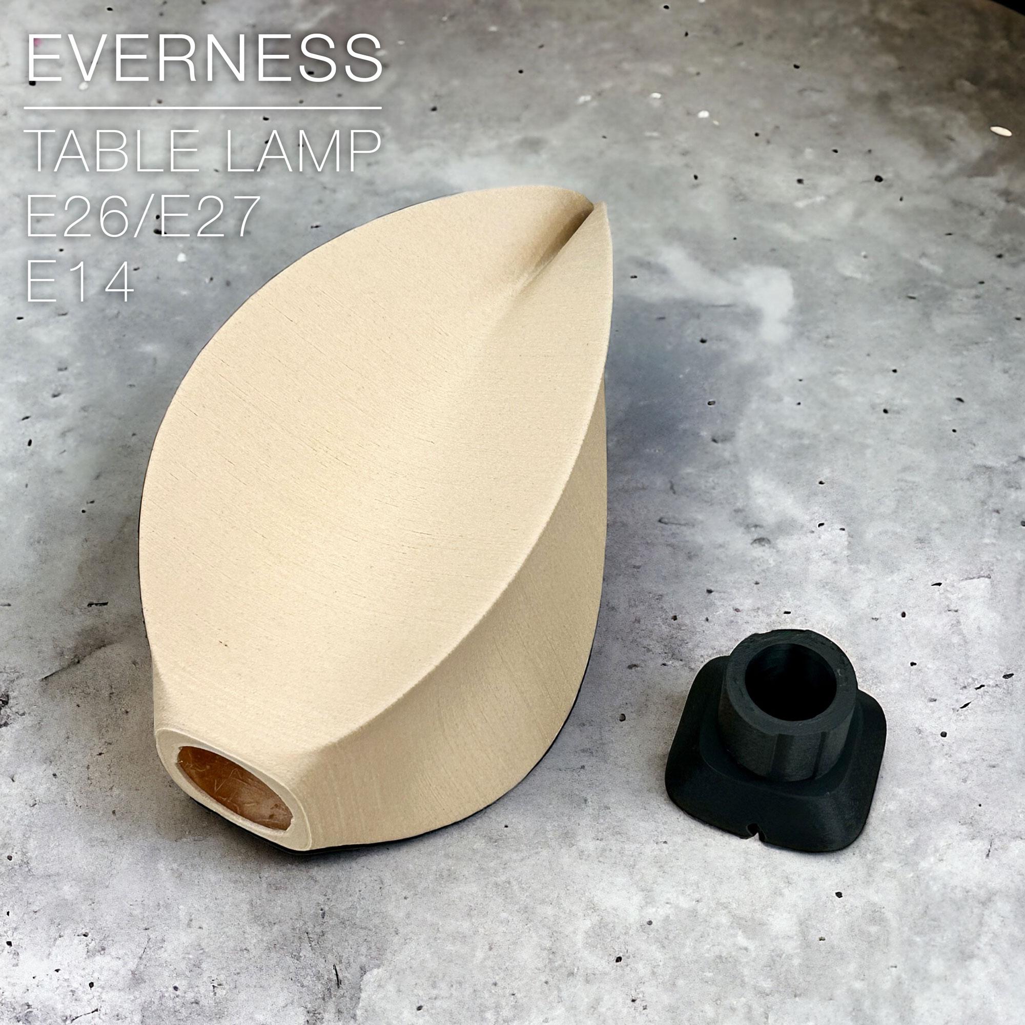 EVERNESS  |  Table lamp E27 & E26 & E14 3d model