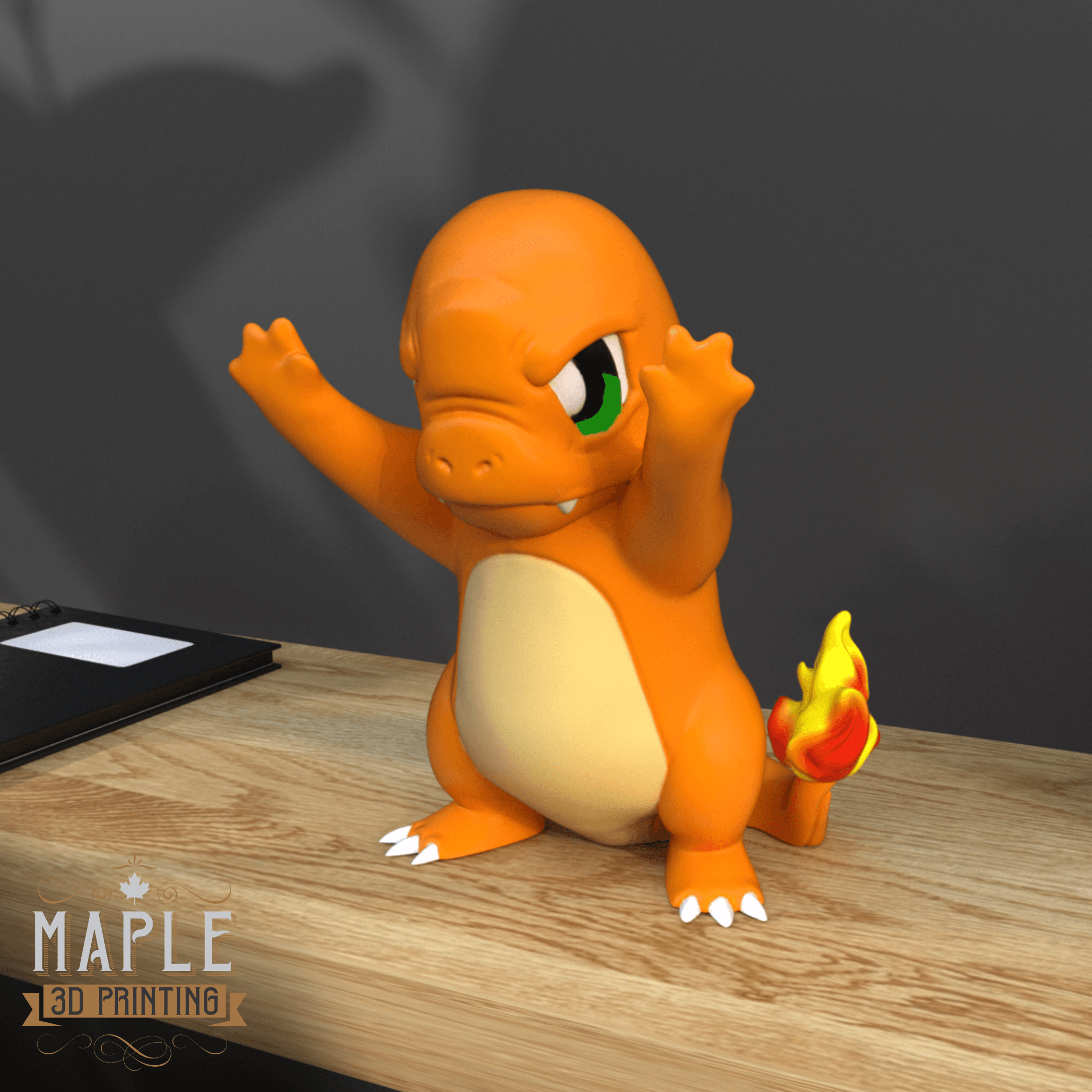 Charmander Window - Promo Card - Pokemon 3d model