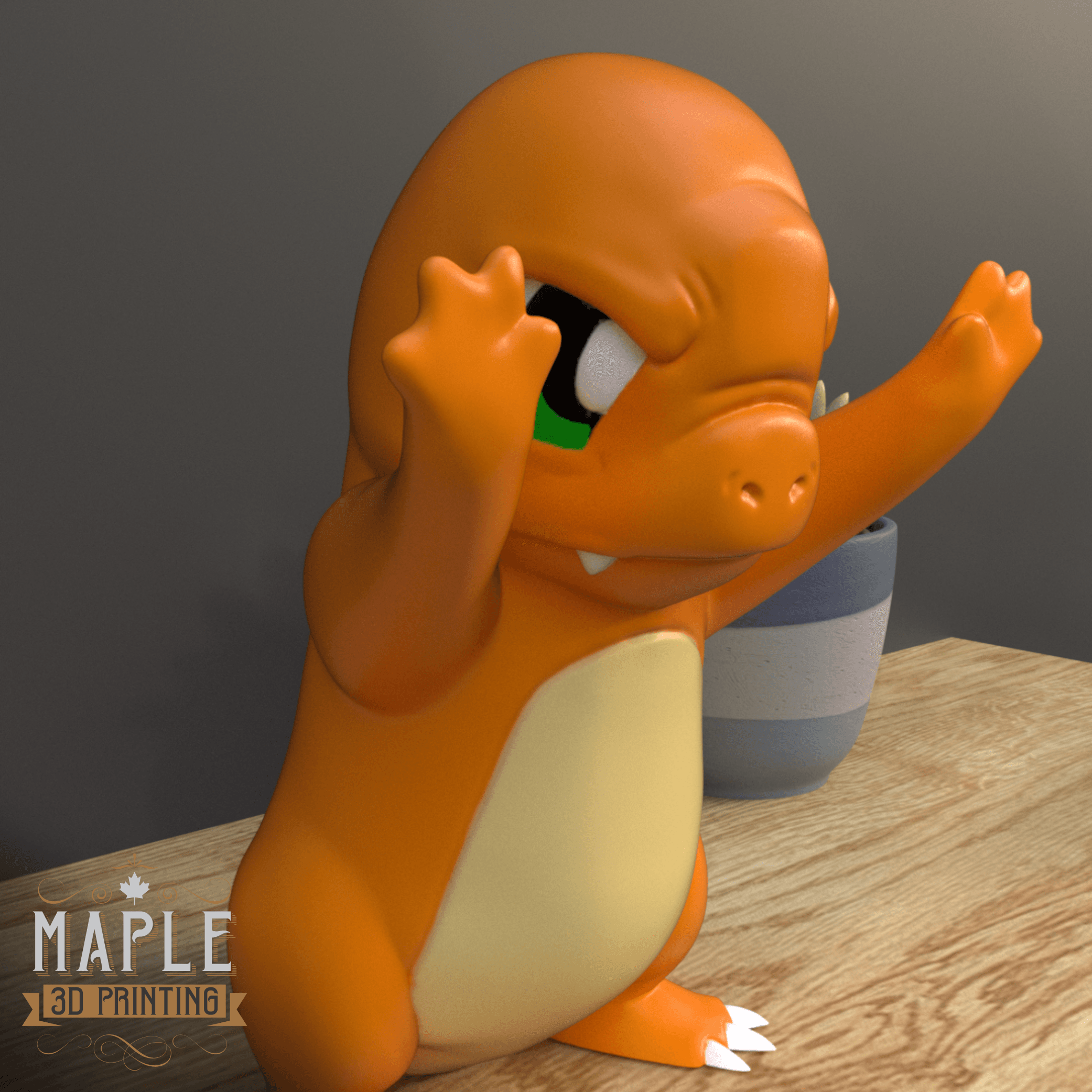 Charmander Window - Promo Card - Pokemon 3d model