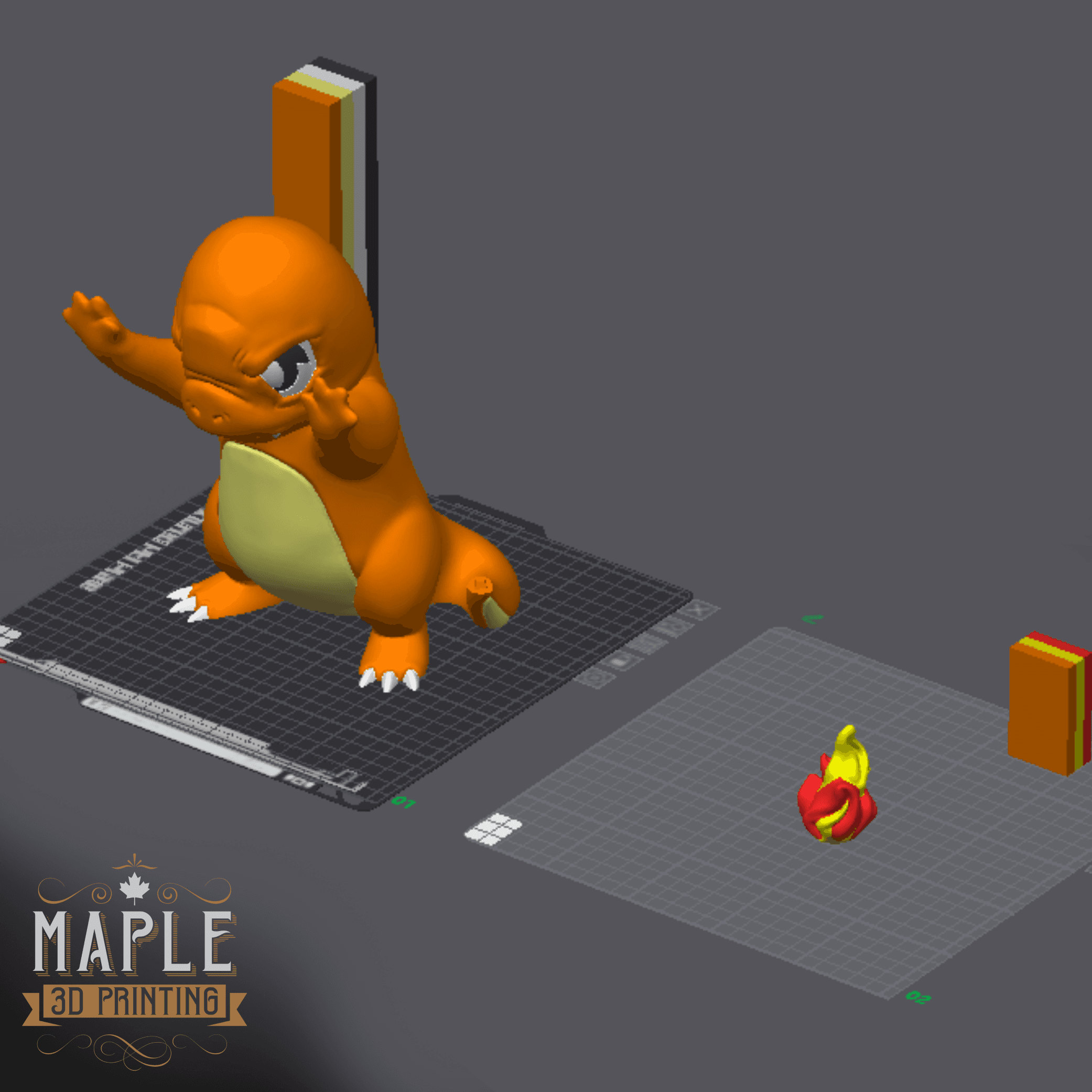 Charmander Window - Promo Card - Pokemon 3d model