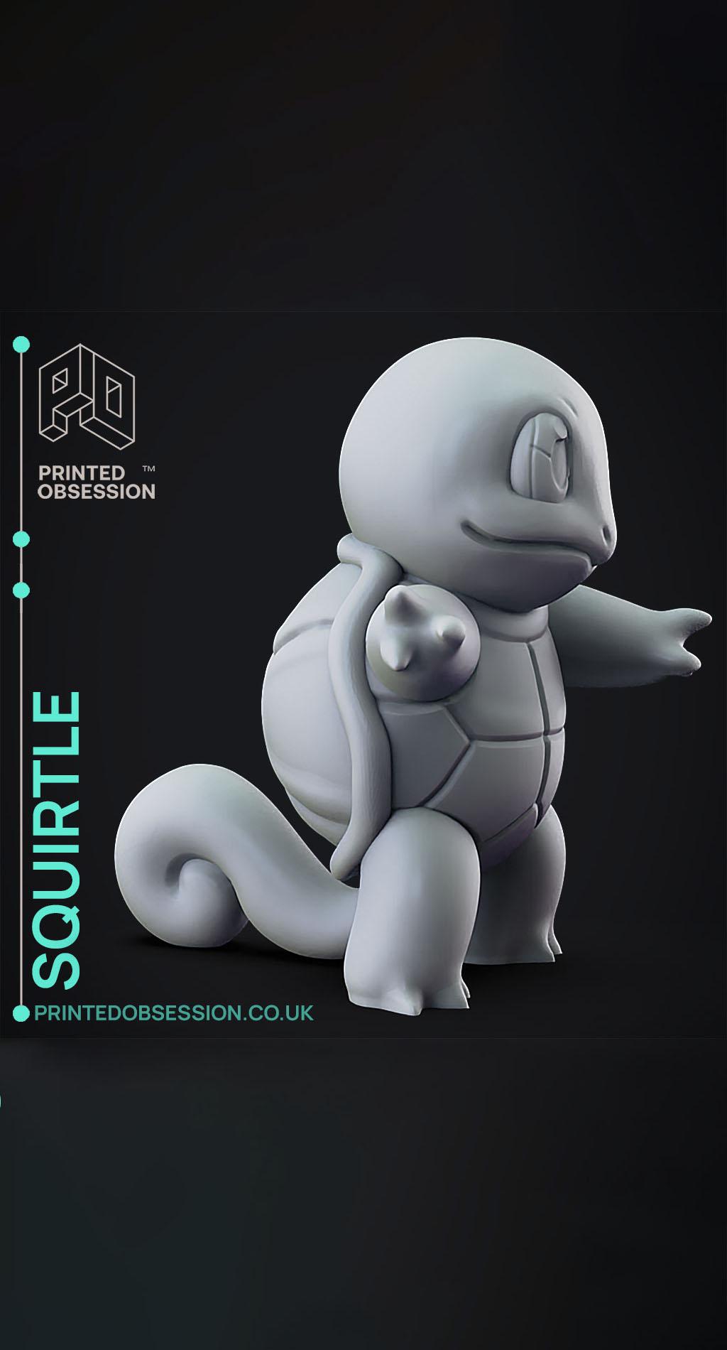 Squirtle - Pokemon - Fan Art 3d model