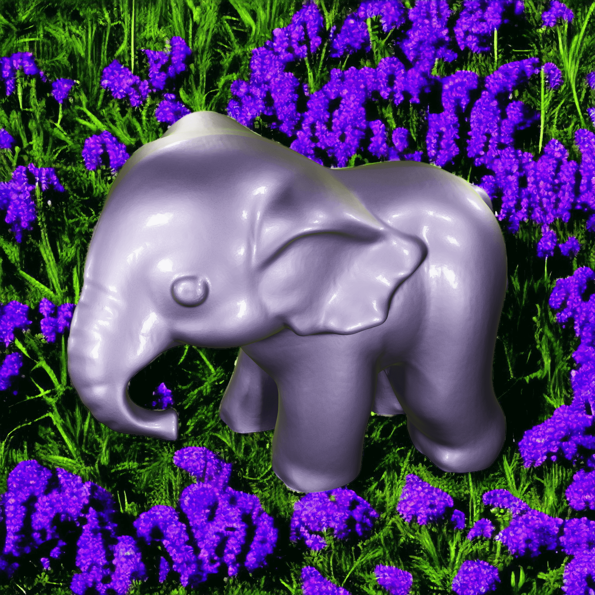 Elephant little 3d model