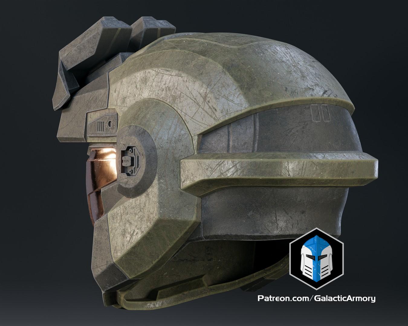 Halo Reach Grenadier - Jorge Helmet - 3D Print Files 3d model