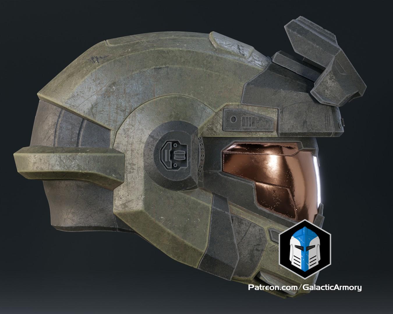 Halo Reach Grenadier - Jorge Helmet - 3D Print Files 3d model