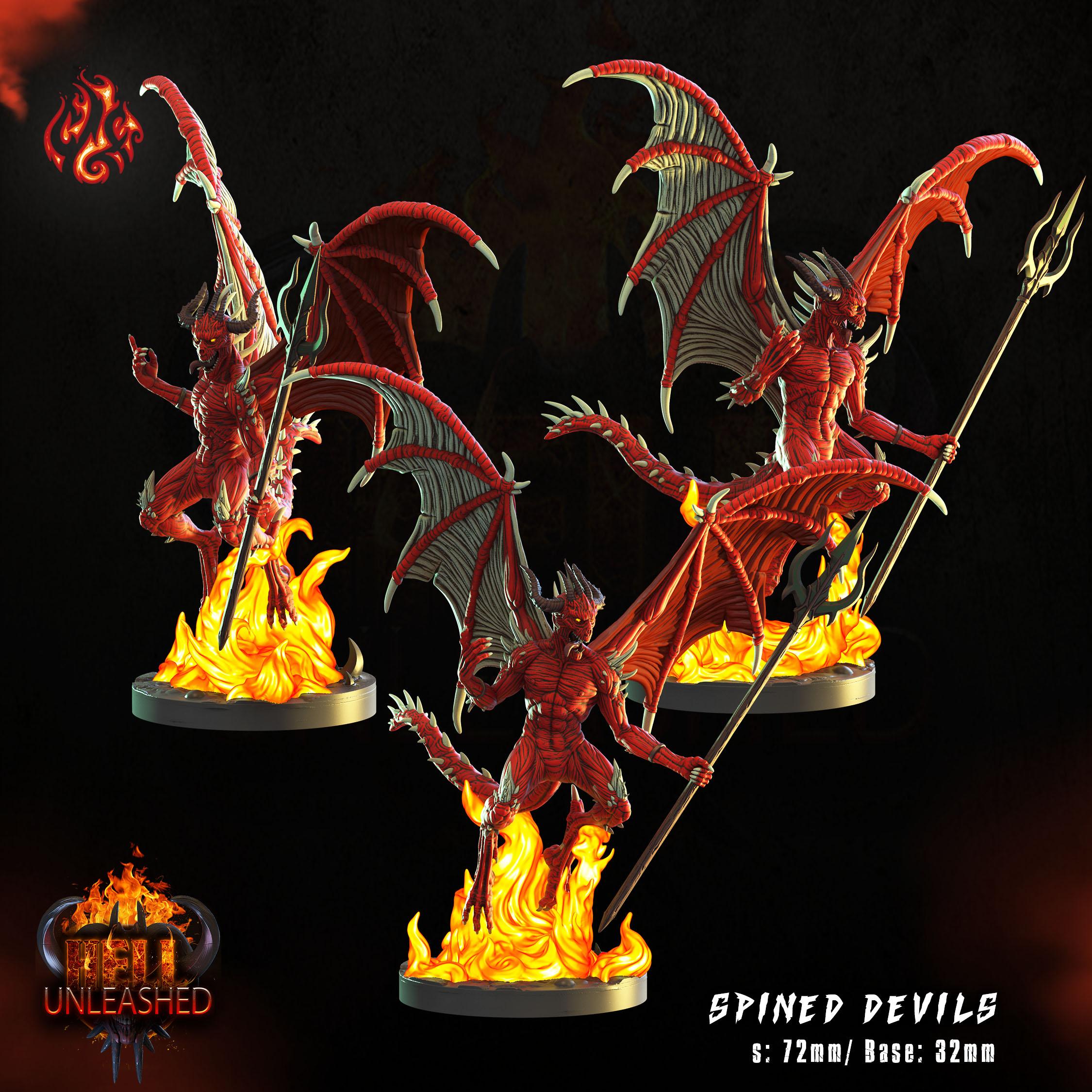 Spined Devils 3d model