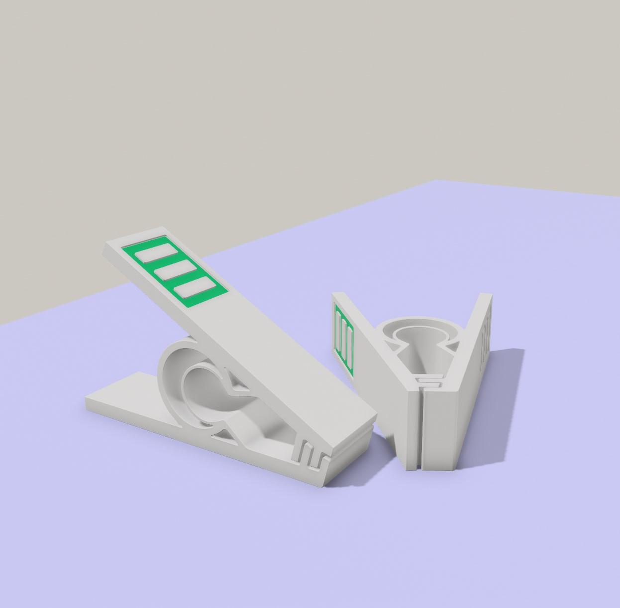 Bag Clip - easy print 3d model