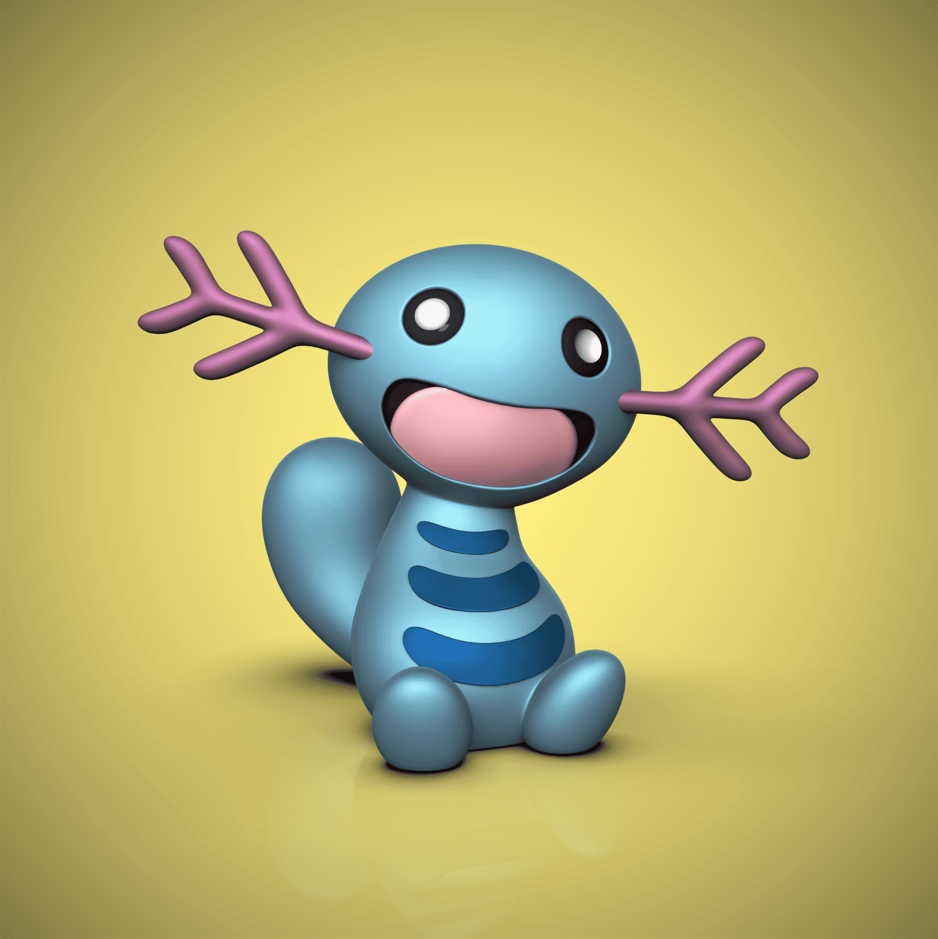 Wooper (Pokemon) 3d model