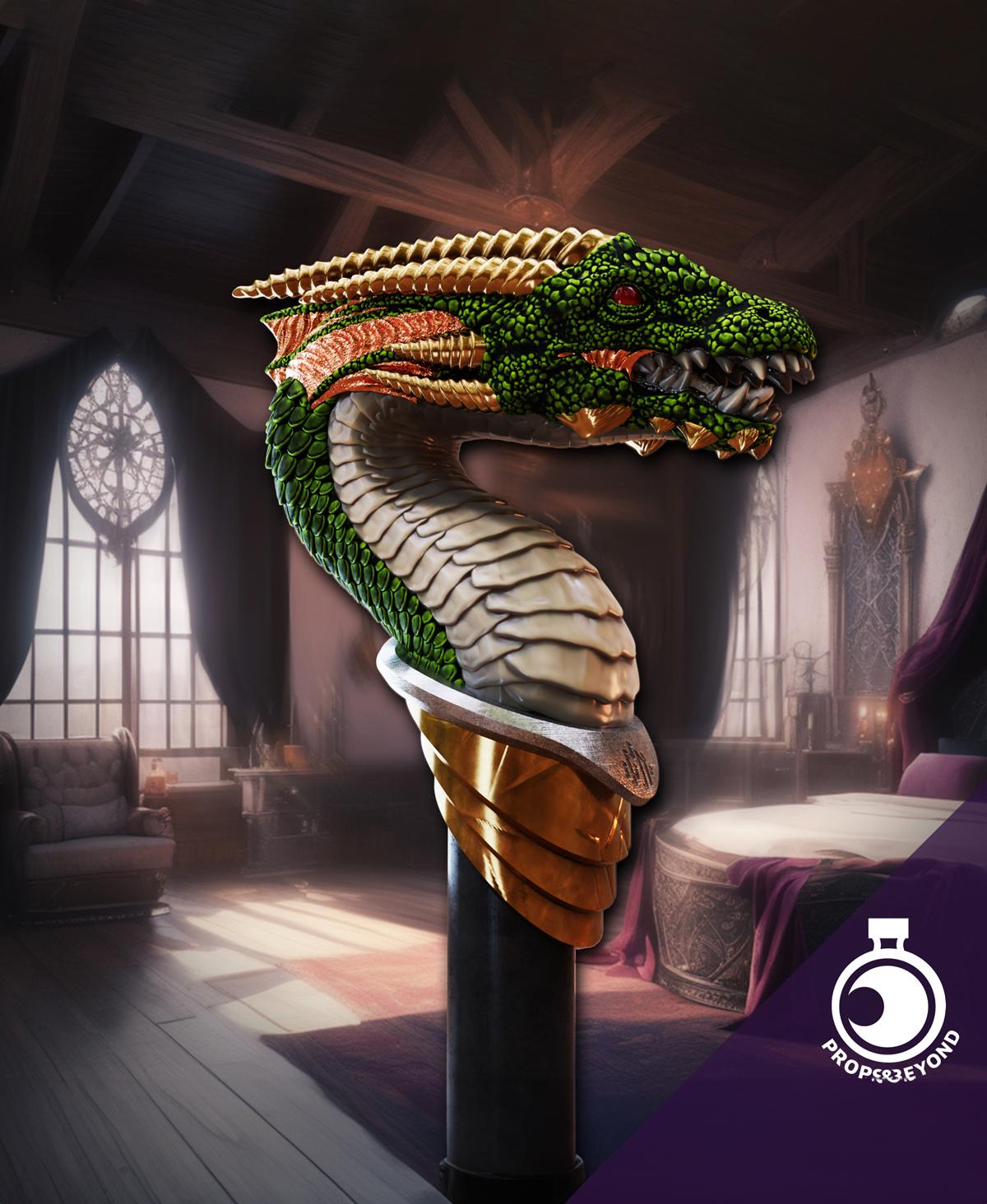 Dragon Cane 3d model