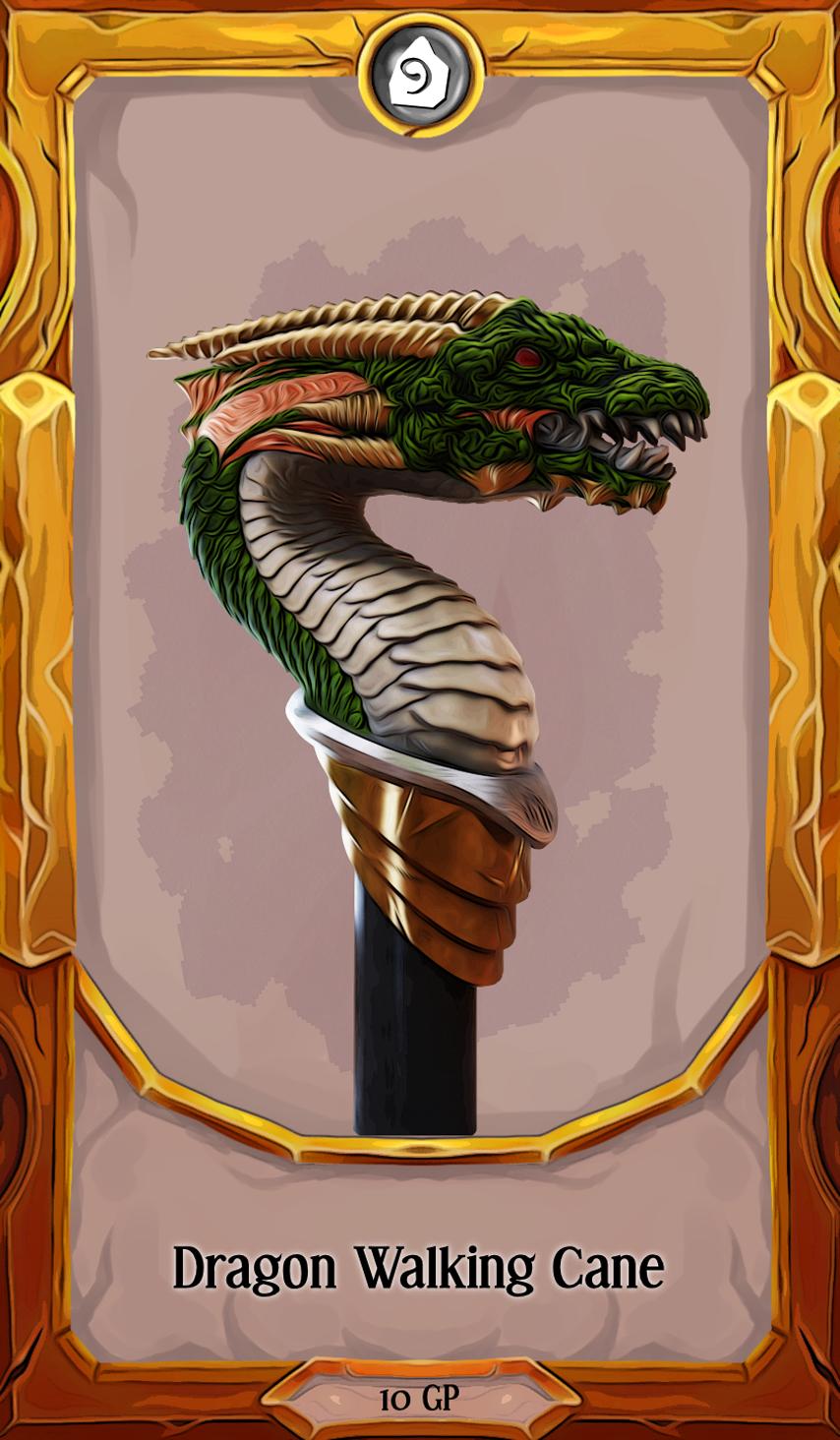 Dragon Cane 3d model