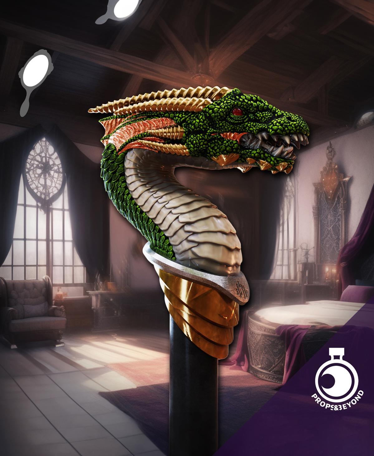 Dragon Cane 3d model