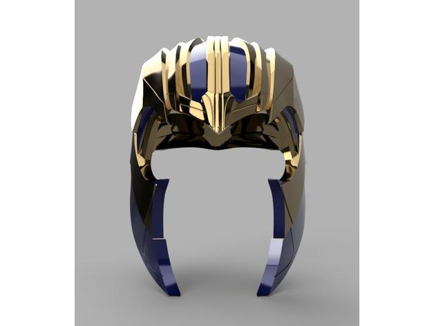 Thanos Helmet (Infinity War) 3d model