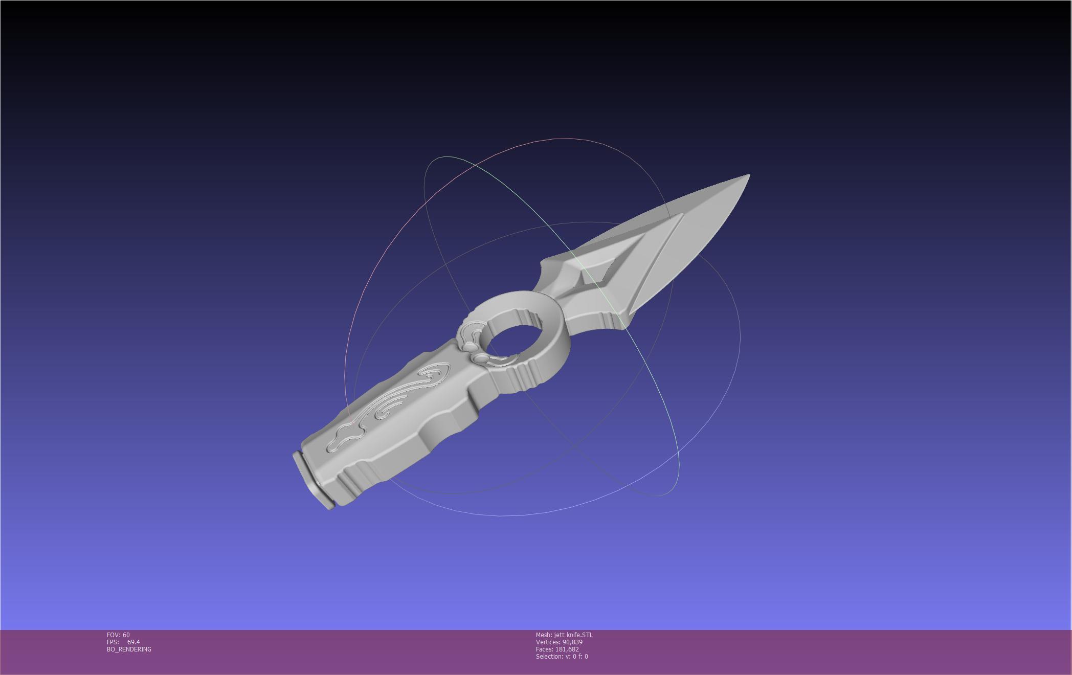 Valorant Jett Knife  3d model