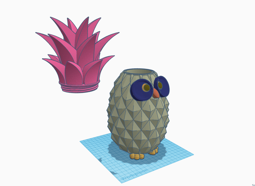 Pineowl Jar 3d model