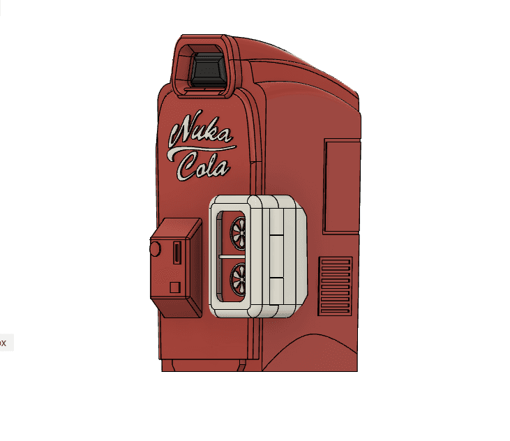 Nuka Cola Vending Machine MTG Commander Deck box 3d model