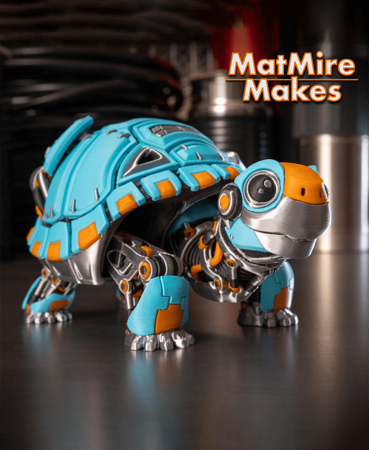 RoboTortoise - Articulated Figure 3d model