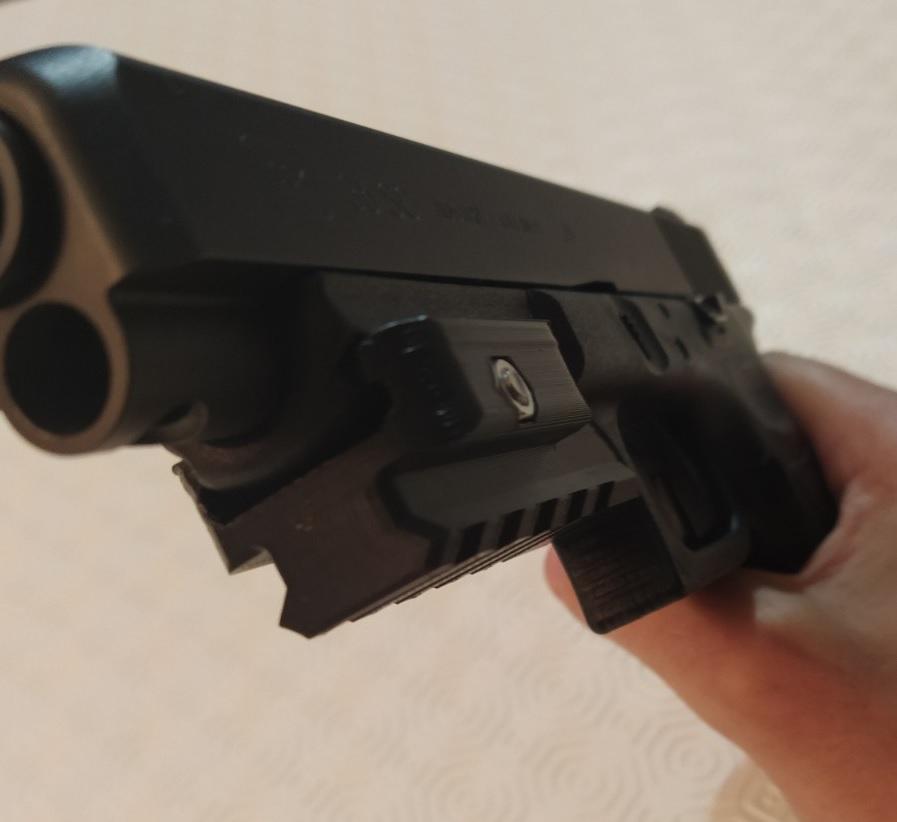 GLOCK GEN3 RAIL ADAPTERS FOR PICATINNY RAIL 3d model