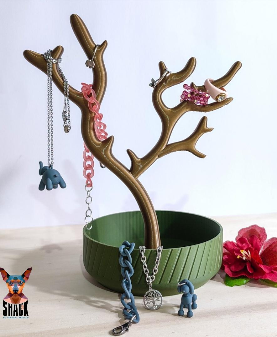 TREE JEWELRY HOLDER 3d model