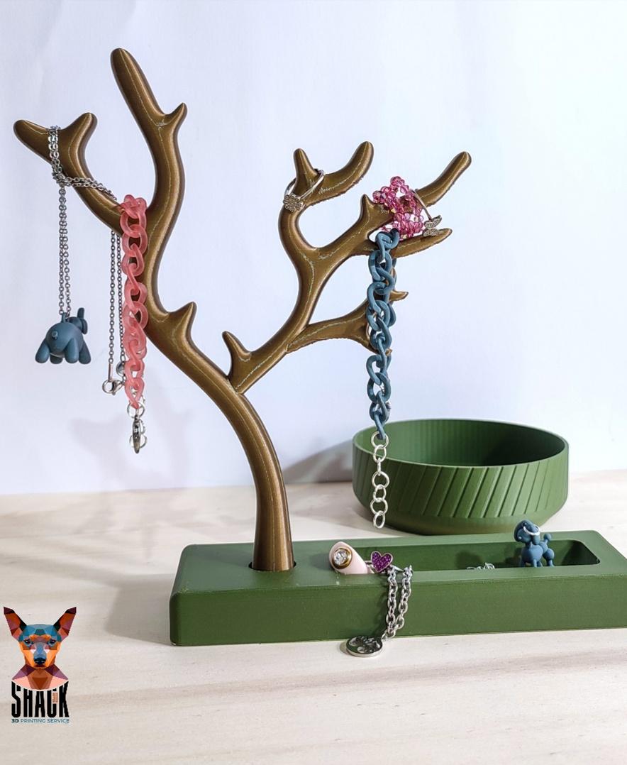 TREE JEWELRY HOLDER 3d model