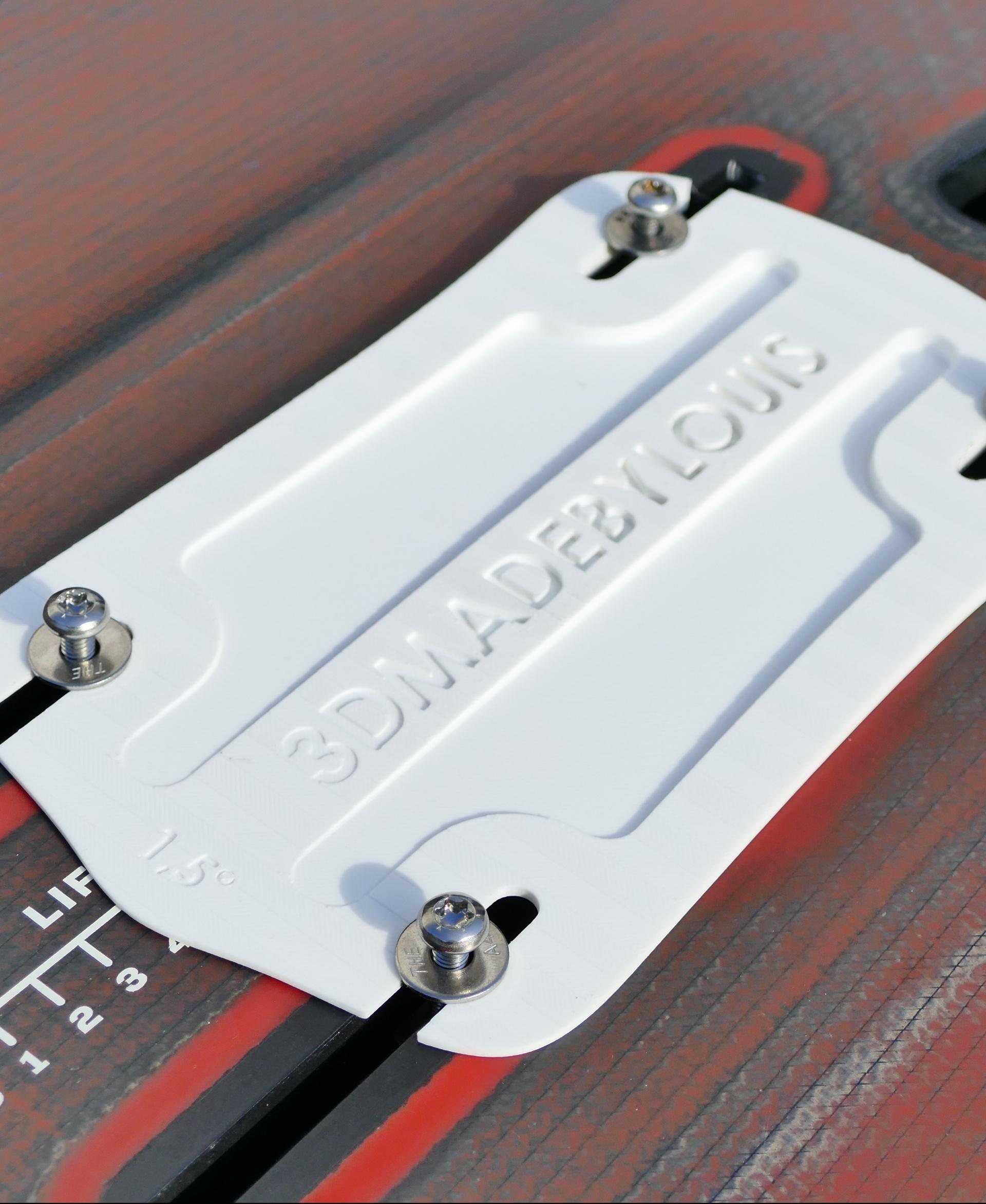 Foilboard rake shim  3d model