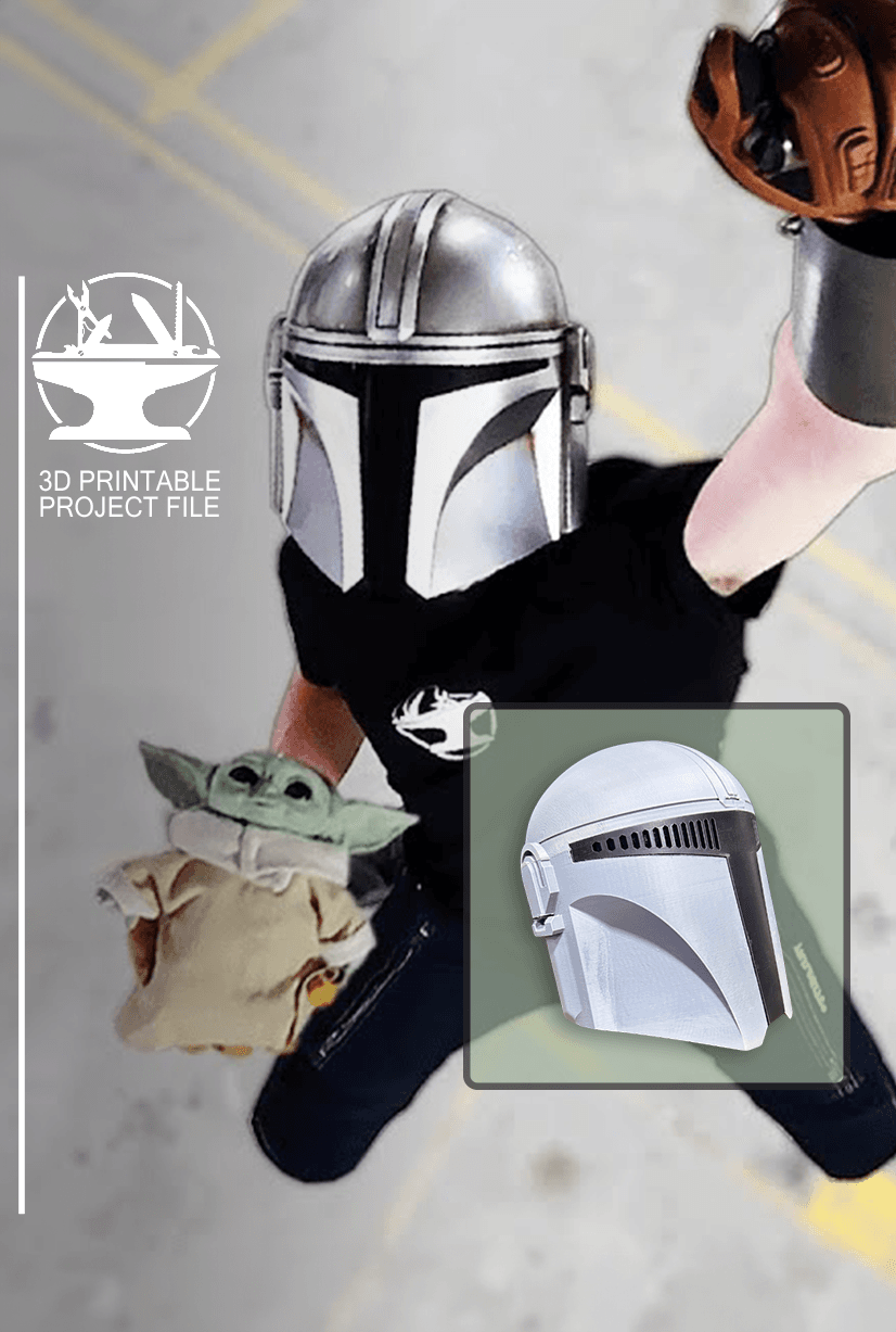 Star War's Mandalorian Helmet 3d model