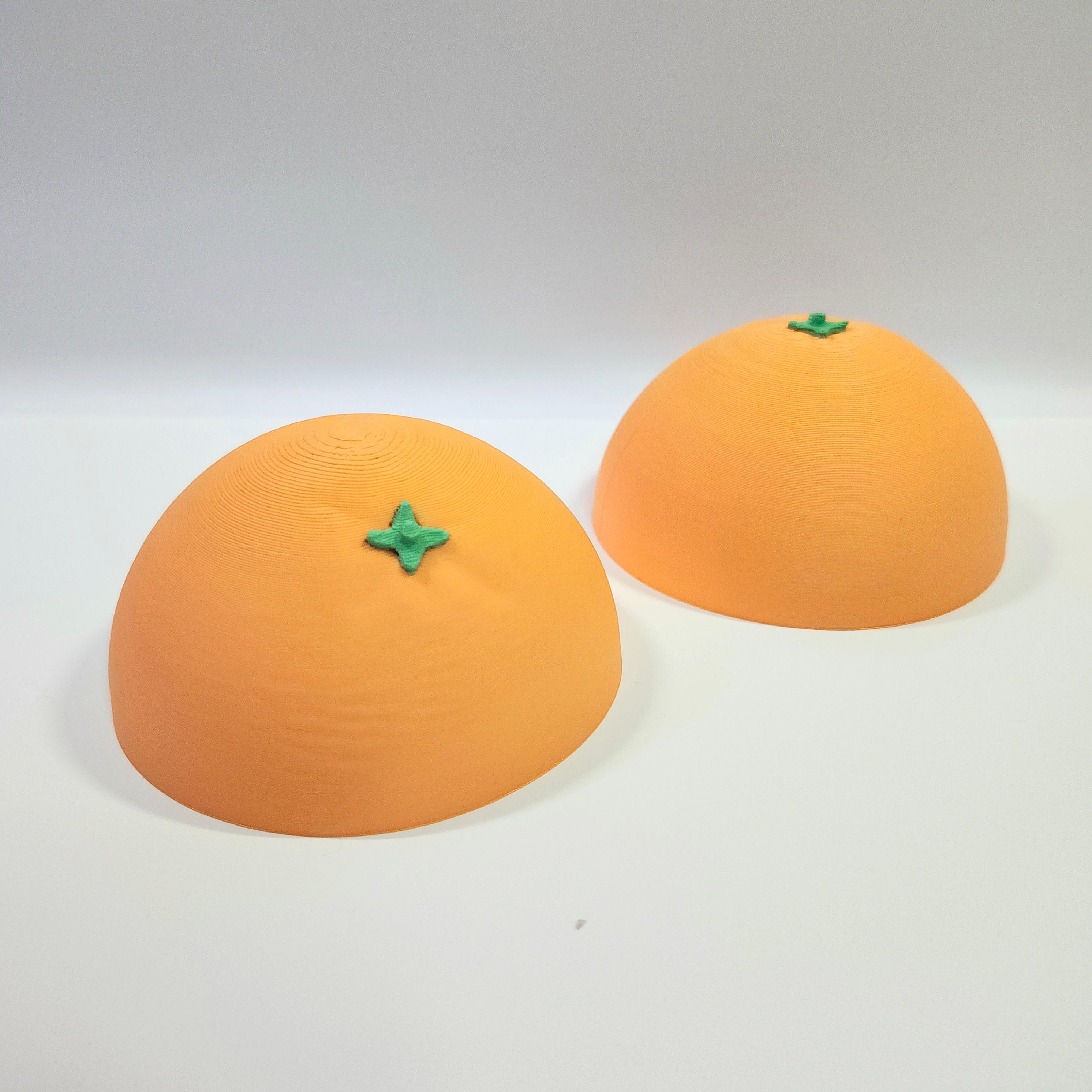 Pair of Decorative Oranges :: 'Low-Hanging Fruit' Pop-Out 3D Wall Art Collection 3d model