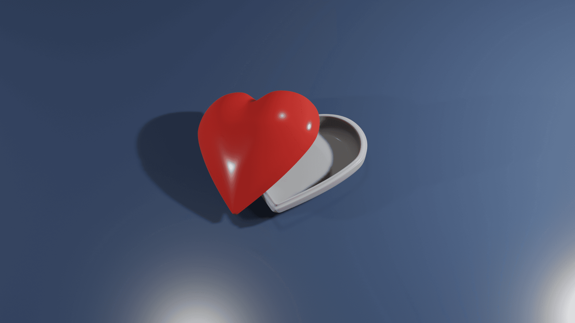 Heart Box - 85x80x40 3d model