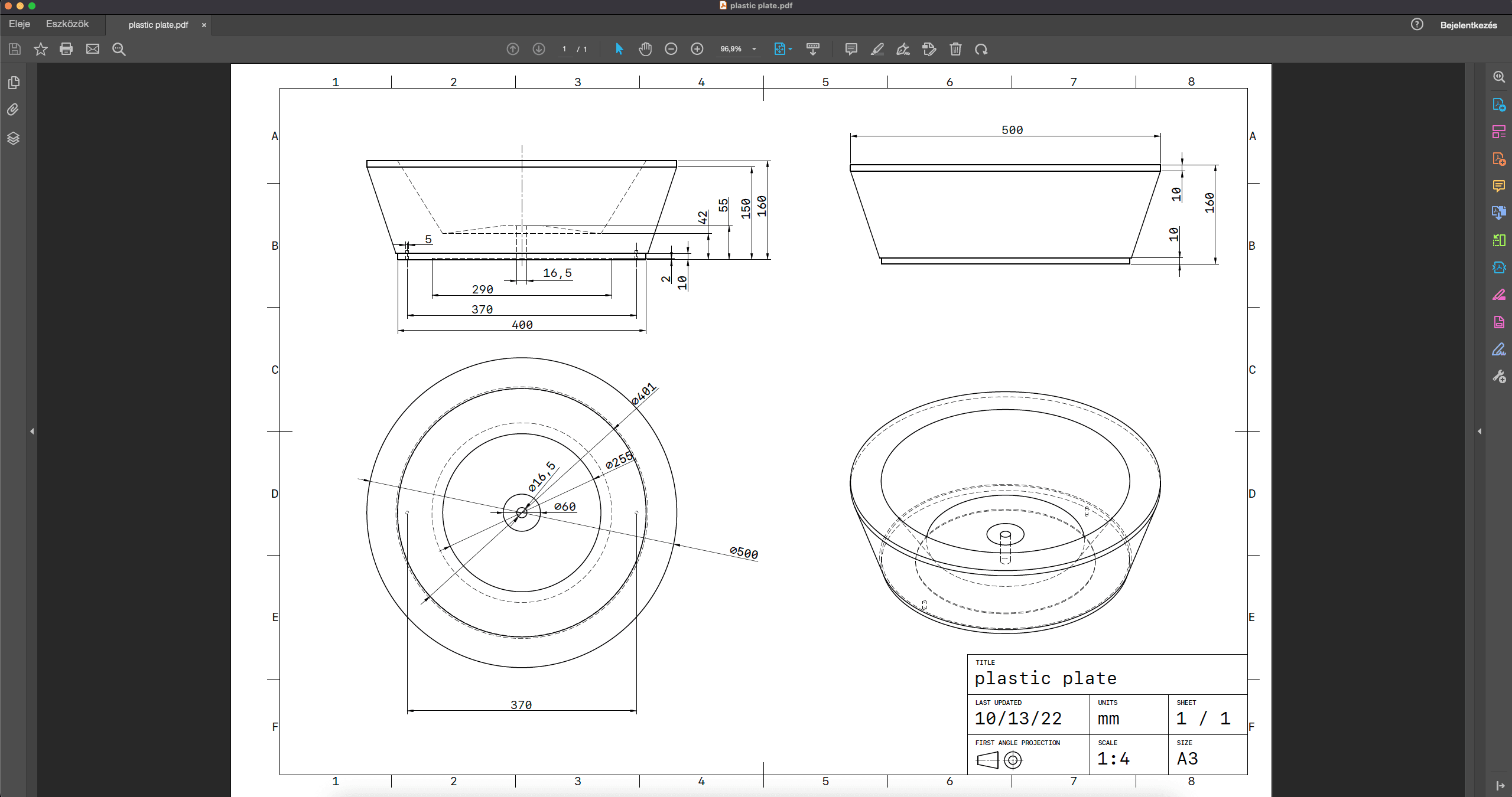 Plate.step 3d model