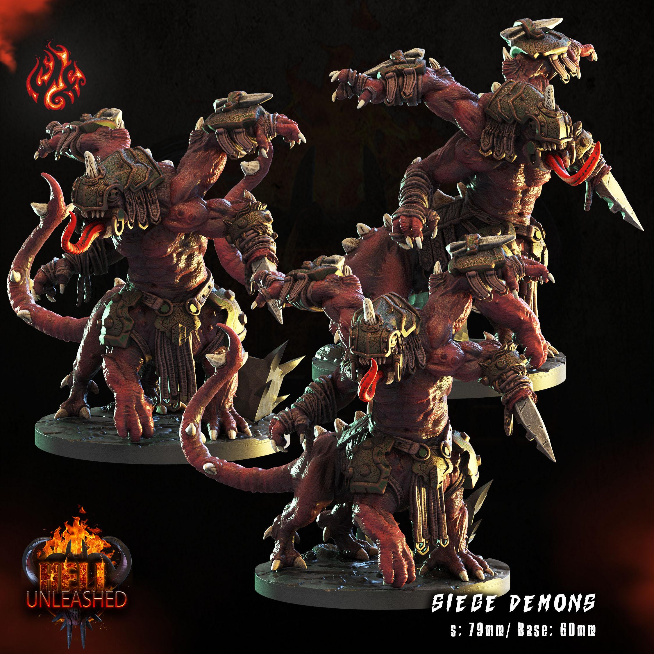 Siege Demons 3d model