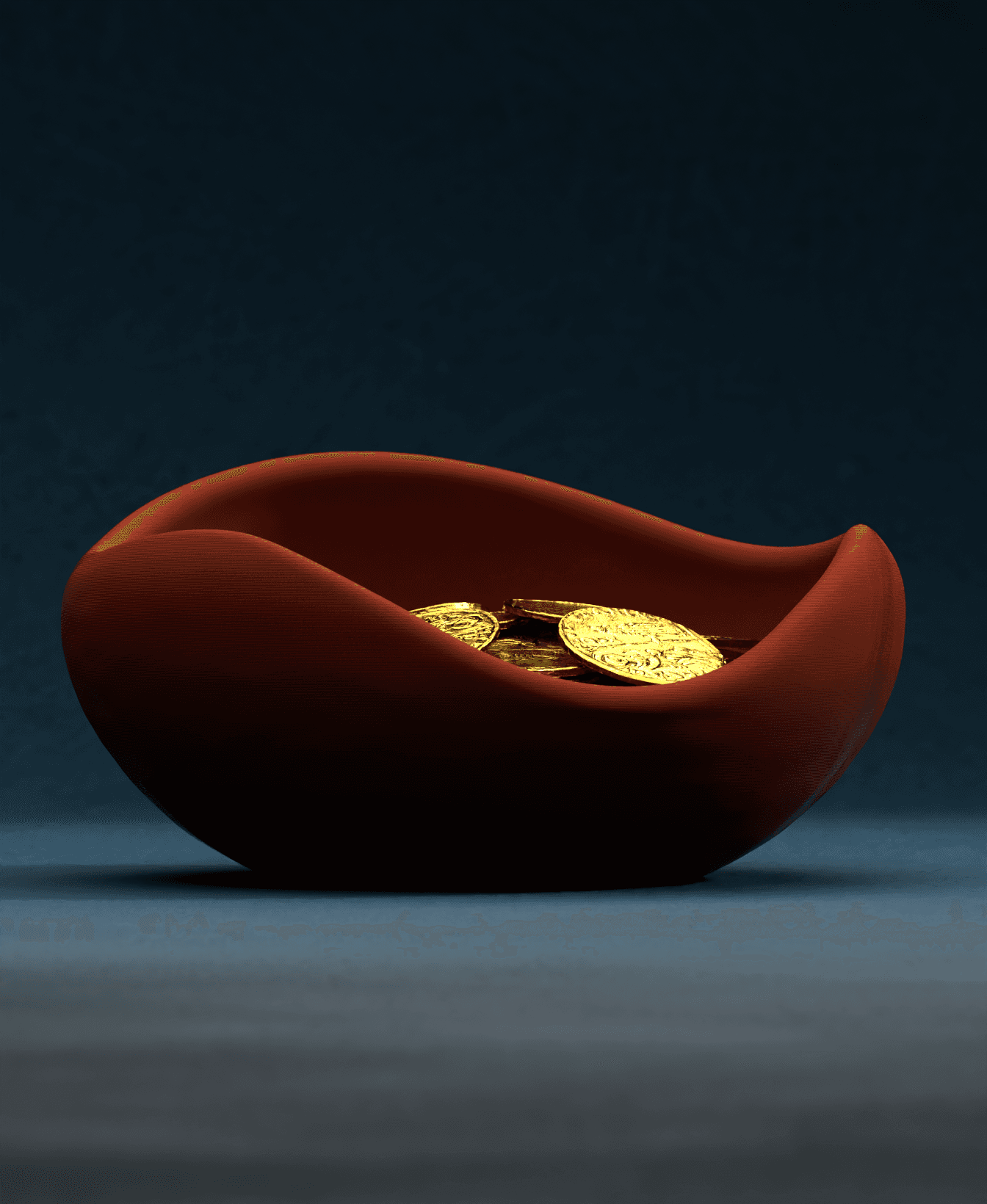 Minimal Curvy Bowl 3d model