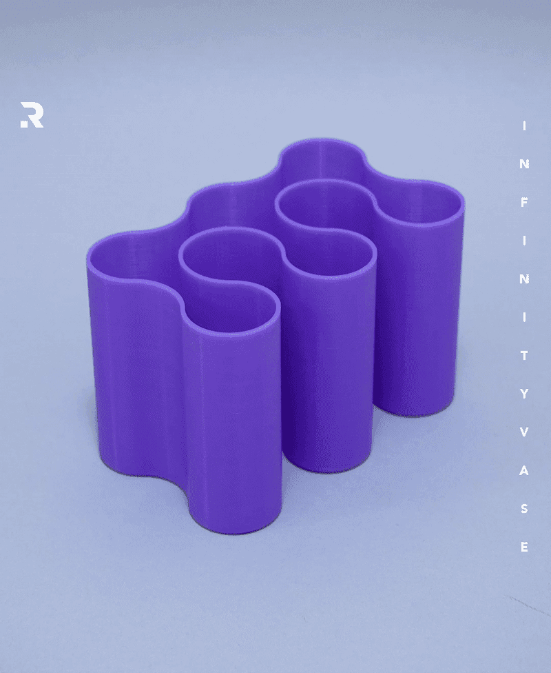 Infinity Vase (No Support)- Modular Vase System *by RNDM3D* 3d model