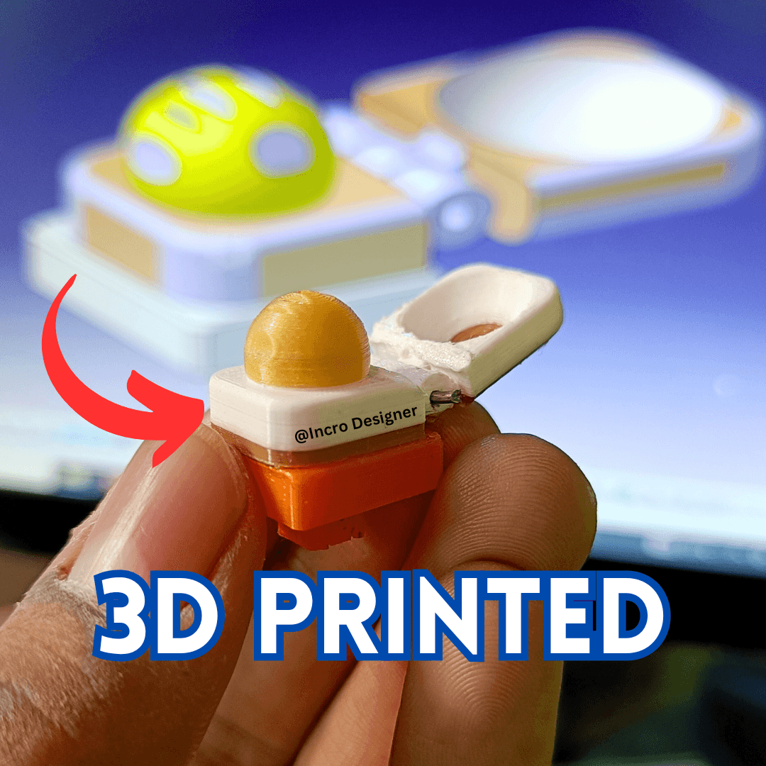 3D Printed Keycaps V For Vada pav. 3d model