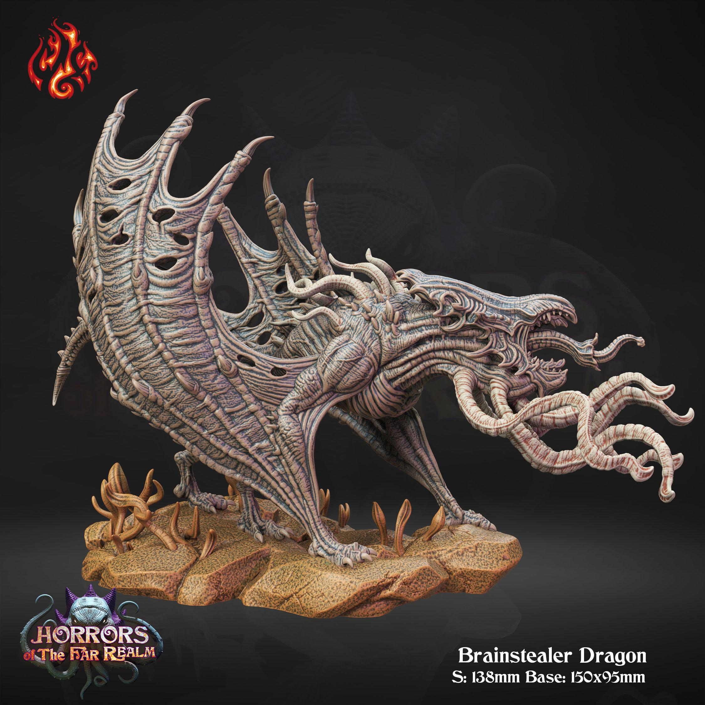 Brain Stealer Dragon 3d model