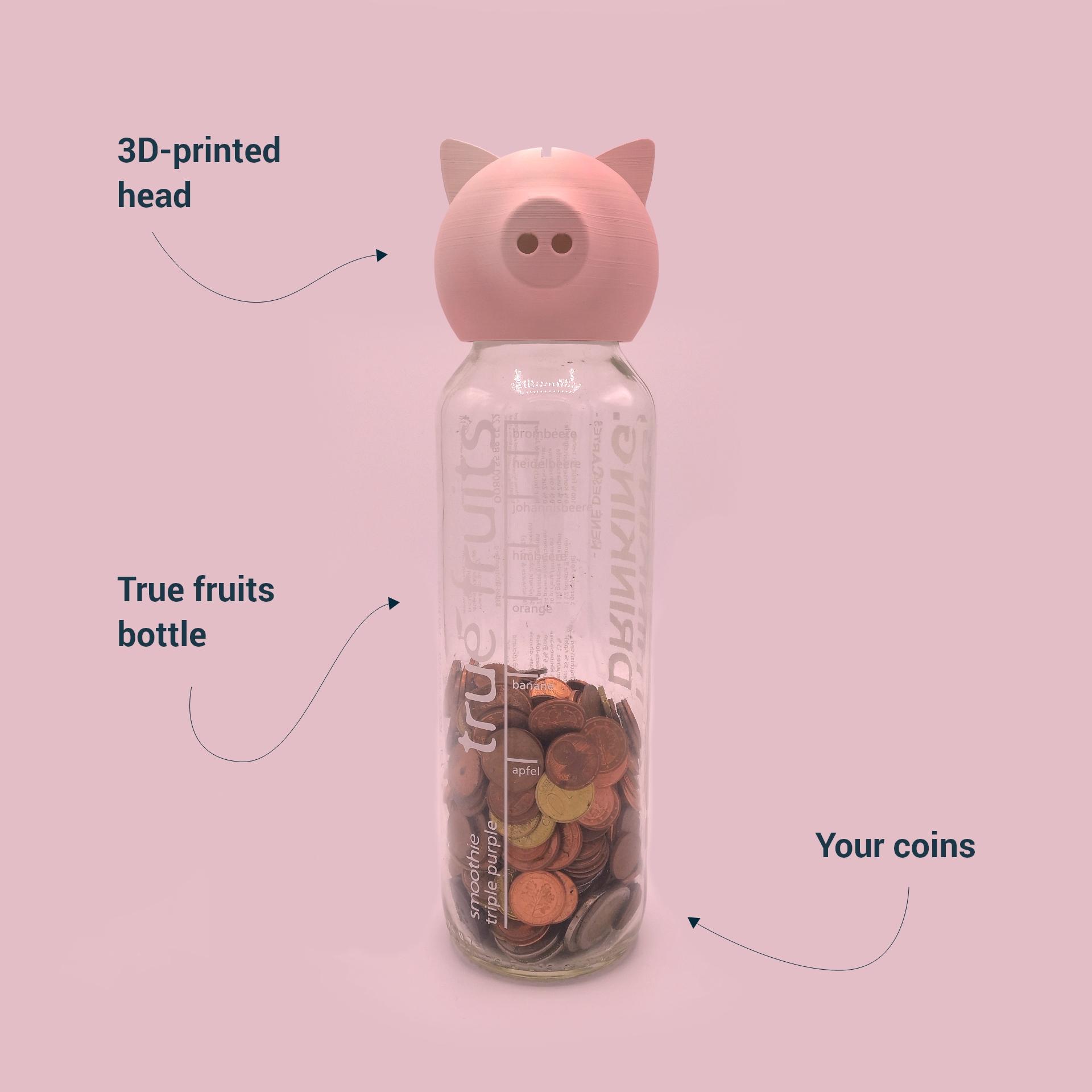 True fruits piggy bank 3d model