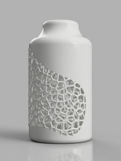 Voronoi vase 1 3d model