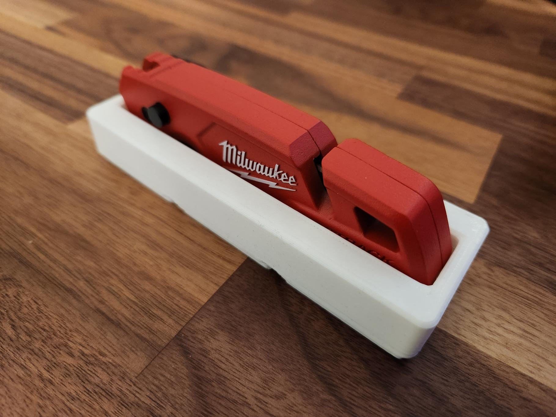 Gridfinity Milwaukee Fastback Knife Holder 3d model