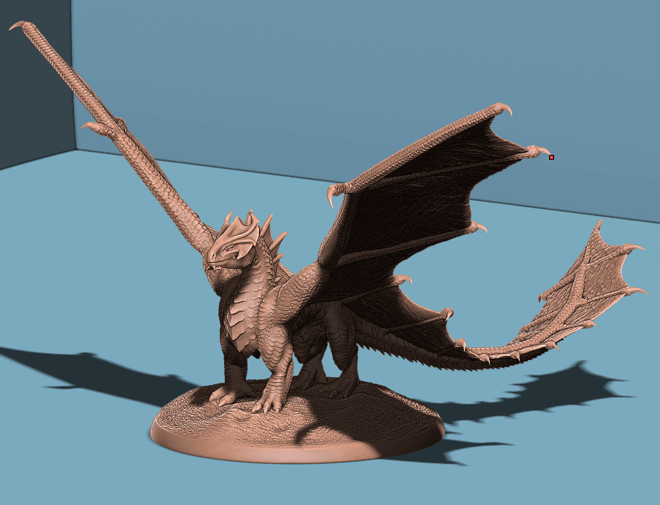 Brass Dragon Pack 3d model