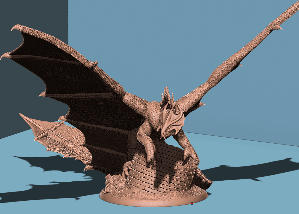 Brass Dragon Pack 3d model