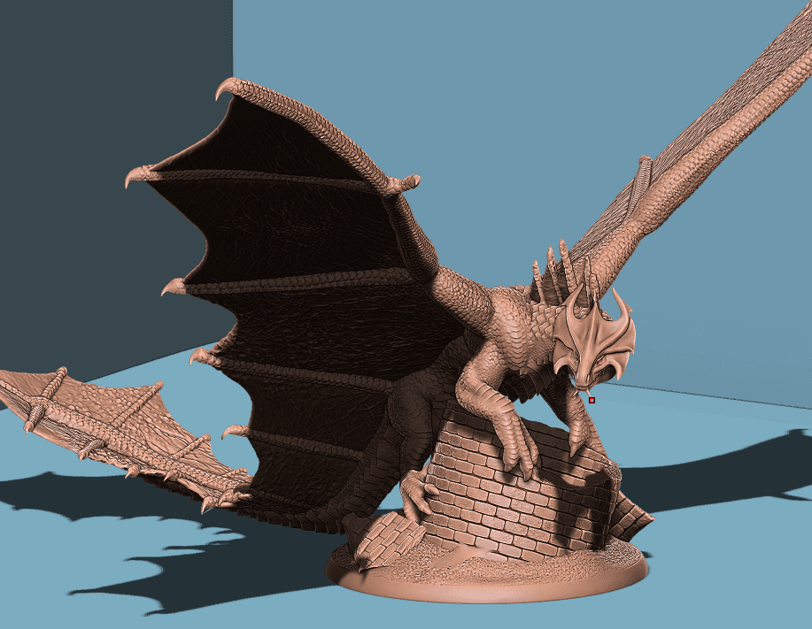 Brass Dragon Pack 3d model