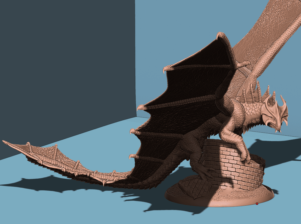 Brass Dragon Pack 3d model