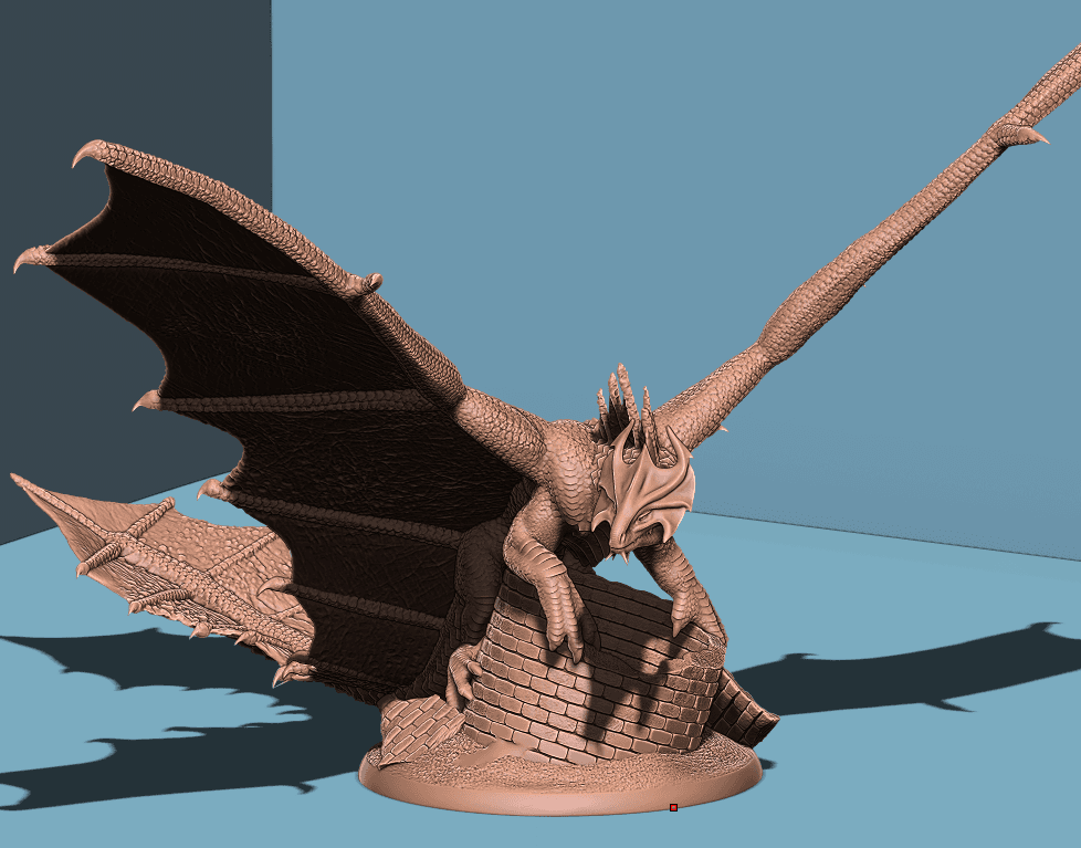 Brass Dragon Pack 3d model