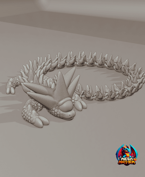 Articulated Dragon OneEye  3d model