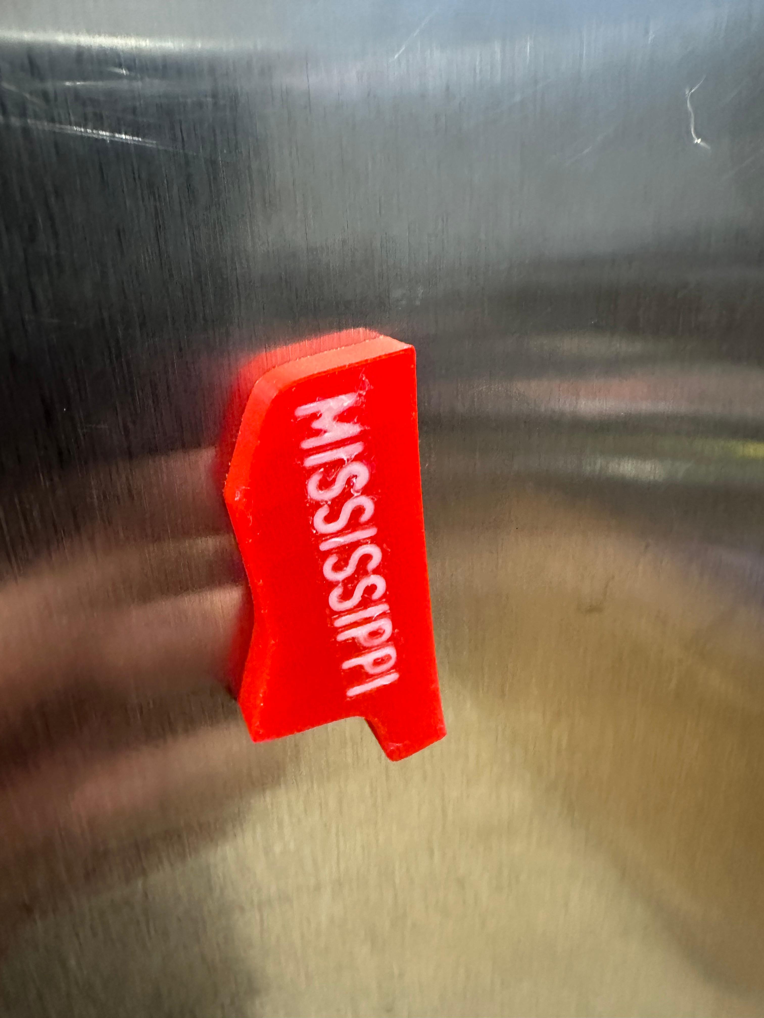 Merica Fridge Magnets - MMU version - MISSISSIPPI 3d model