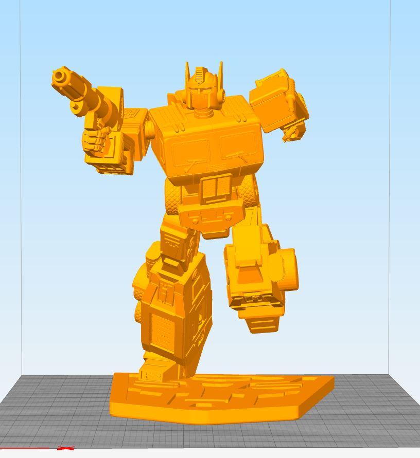 Optimus Prime Statue 3d model