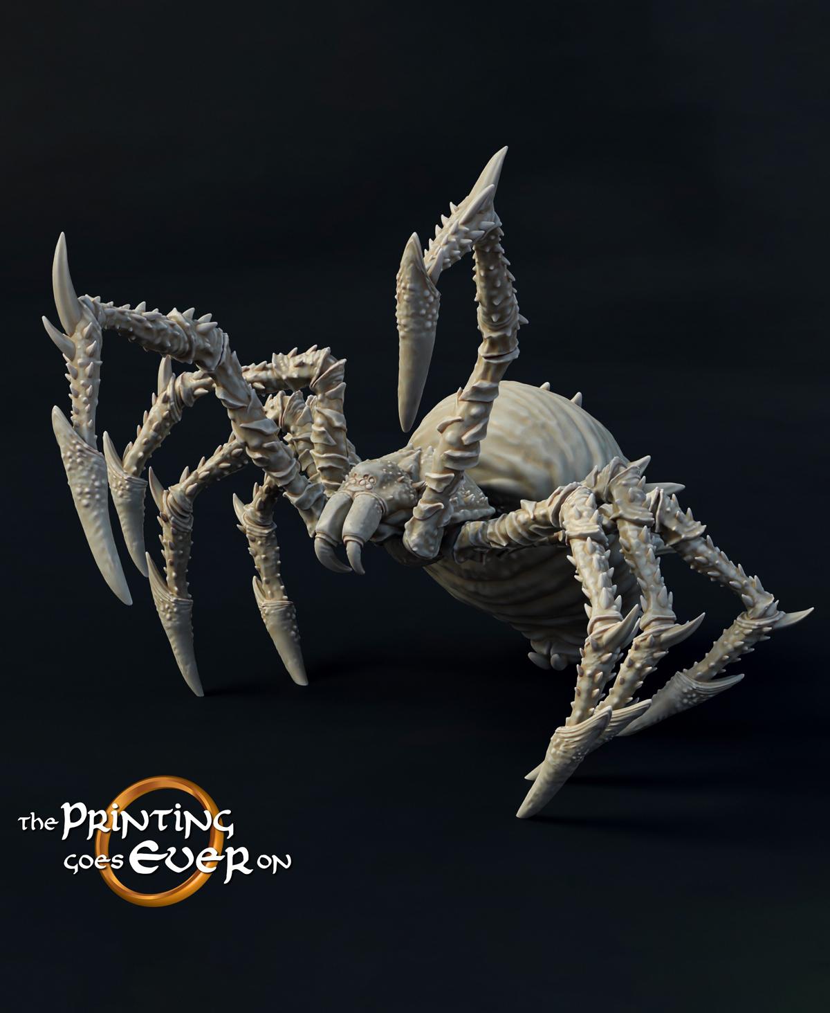 Giant Spiders Set 3d model