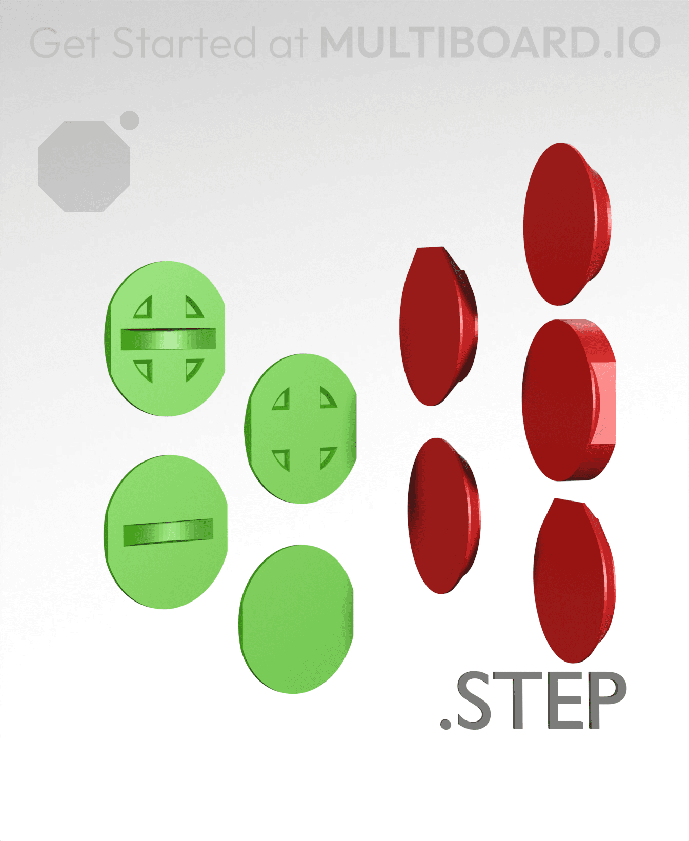 Multipoints - STEP Remixing Files 3d model