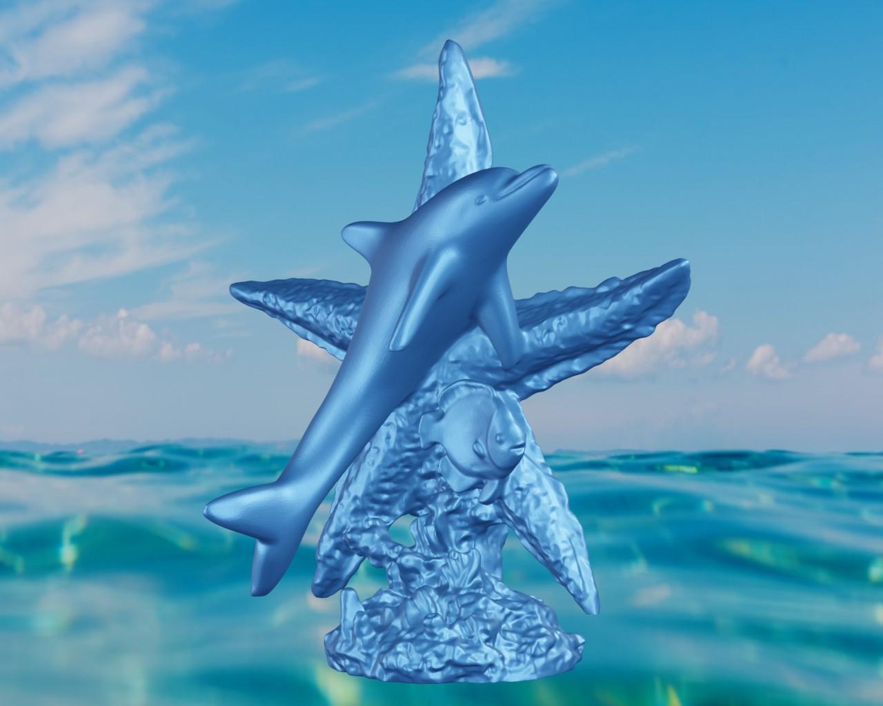 Dolphin Starfish 3d model